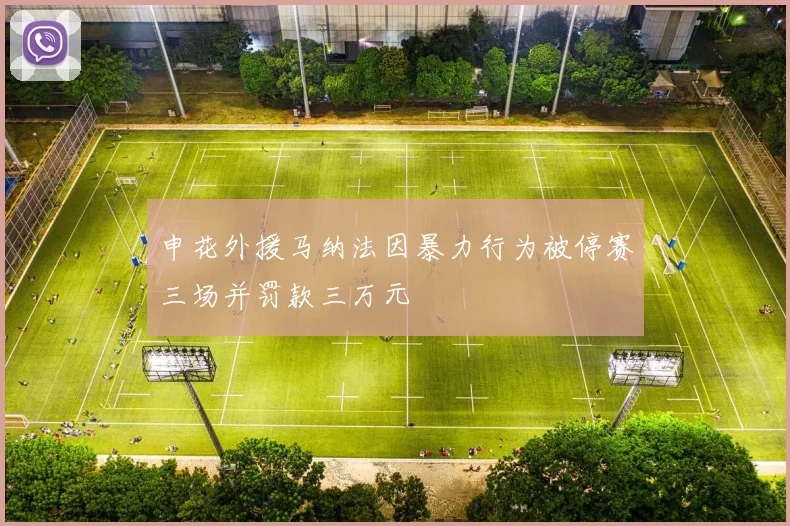 申花外援马纳法因暴力行为被停赛三场并罚款三万元